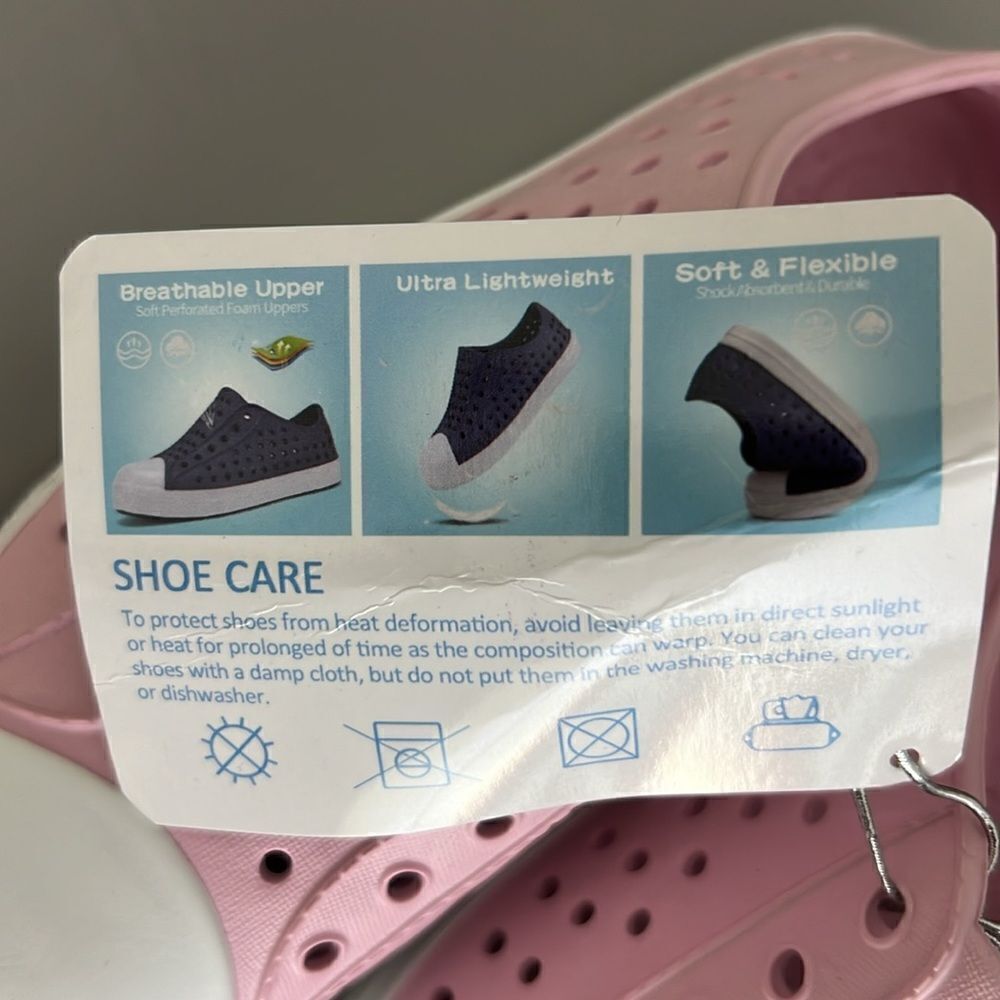 seannel Kids Water Shoes Slip-On Lightweight Breathable Sandal Size 10 Toddler - Picture 4 of 7